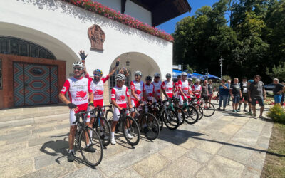 Rennradelgruppe aus Barberino zu Besuch in Schliersee 2026