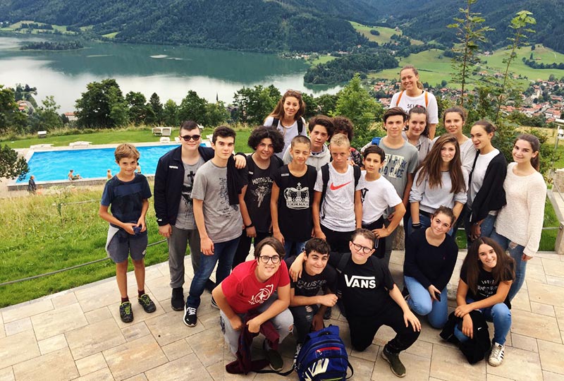 Italienische Schüler in Schliersee 2017